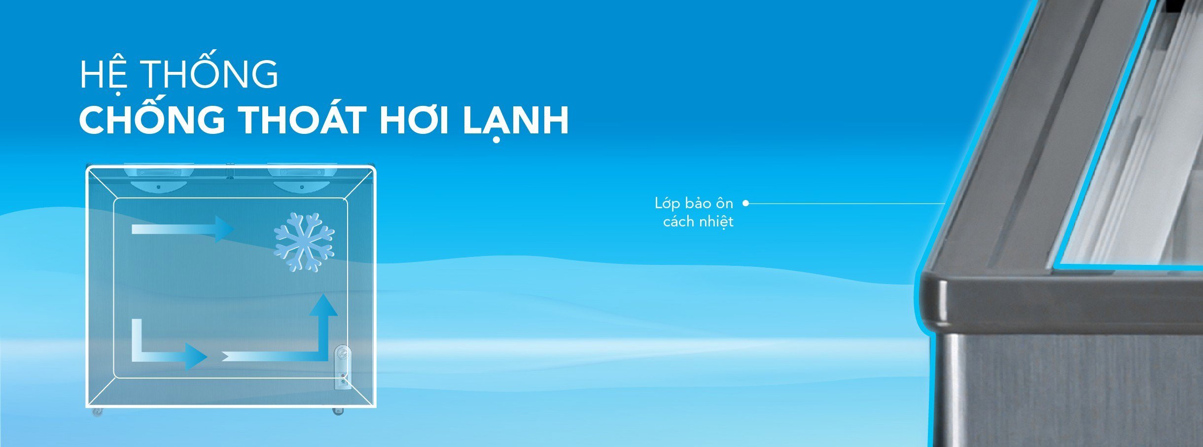 Tủ bảo quản 2 ngăn Hòa Phát 205 lít HPF- BD6205